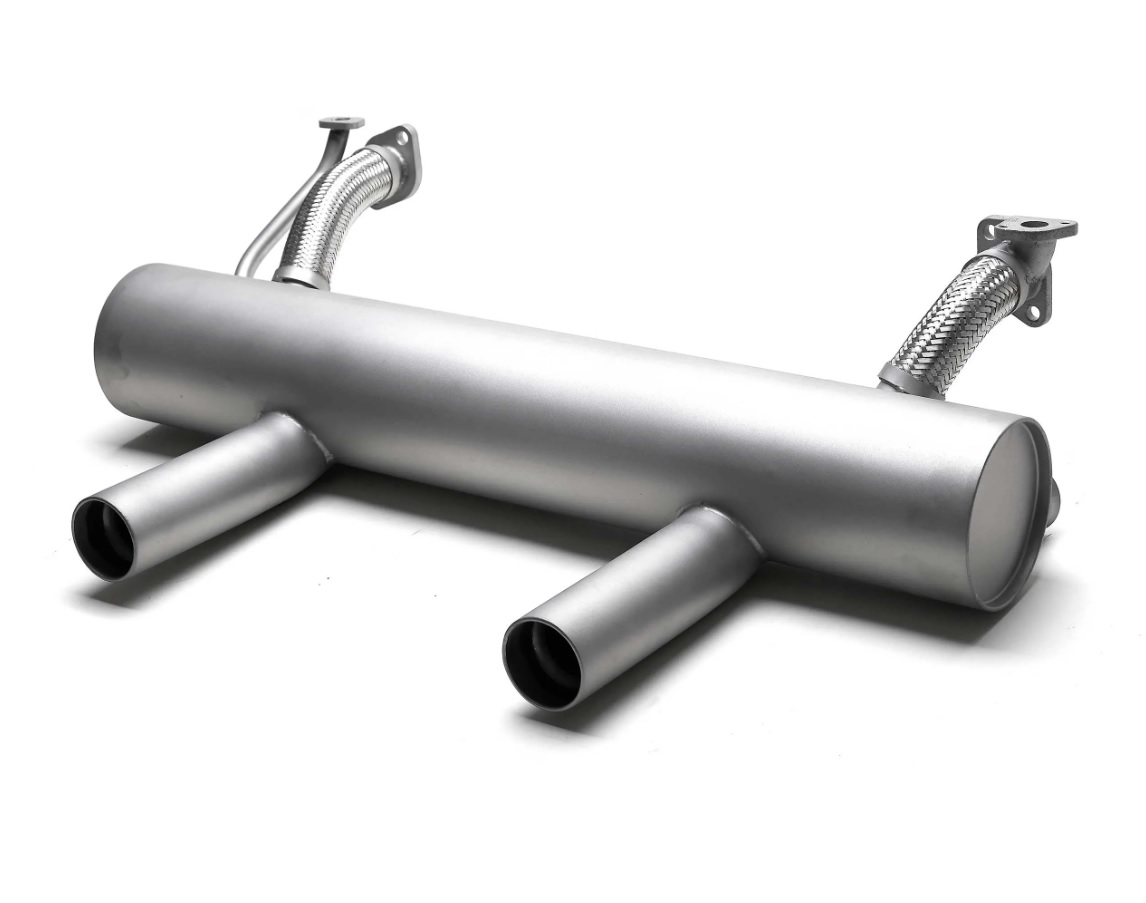 2 TIP CLASSIC SPORTS EXHAUST 1300-1600CC VW BEETLE GHIA STAINLESS STEEL