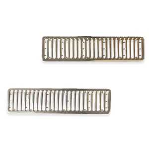 Chrome Bay Window Camper Grill Trim Covers Pair 1972-1979