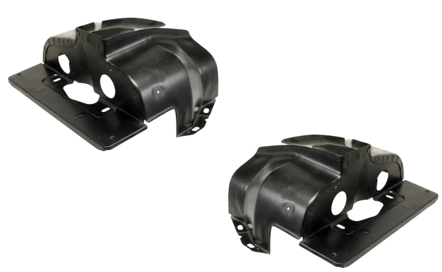 CYLINDER HEAD SHROUDS SINGLE PORT 1200CC BLACK