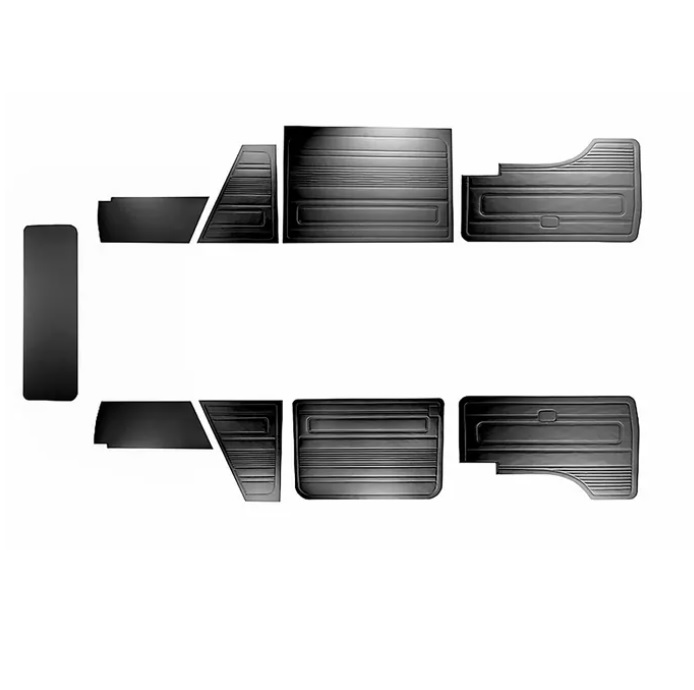 DOOR CARD INTERIOR SET TYPE 25 1980-1984 BLACK LHD