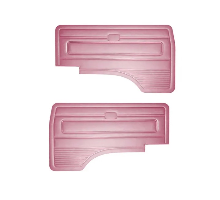 DOOR CARD INTERIOR SET TYPE 25 1980-1990 BURGUNDY FRONT PLAIN
