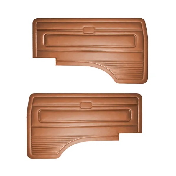 DOOR CARD INTERIOR SET TYPE 25 1980-1990 TOBACCO FRONT PLAIN