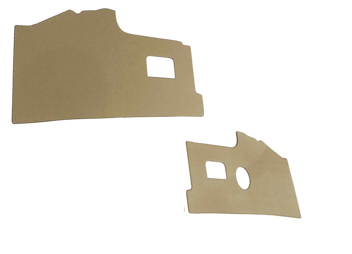 KICK PANELS INTERIOR PAIR BAY WINDOW 1968-1979 FRONT BEIGE VINYL LHD