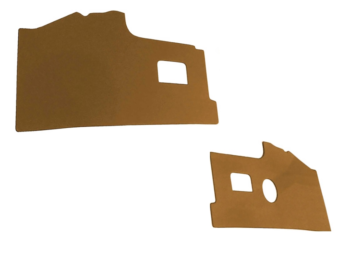 KICK PANELS INTERIOR PAIR BAY WINDOW 1968-1979 FRONT TOBACCO VINYL LHD
