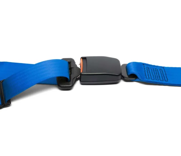 SEATBELT 2 POINT MODERN BUCKLE BEETLE -1979 BLUE