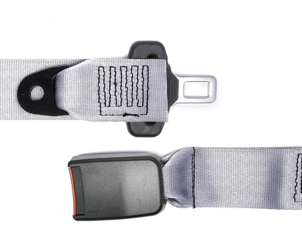 SEATBELT 3 POINT MODERN BUCKLE BEETLE -1979 GREY INERTIA