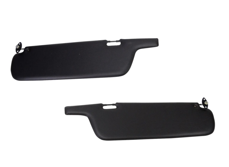 SUN VISOR PAIR TYPE 25 1980-1990 BLACK CREAM