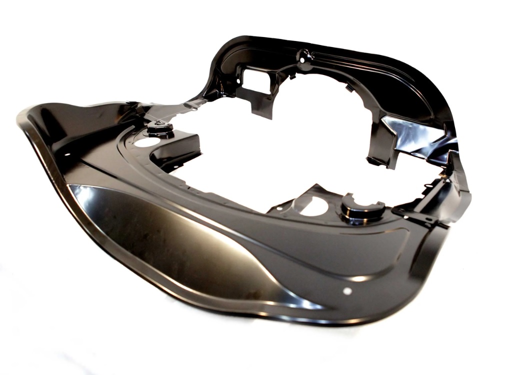 TINWARE KIT 2 PCE BAY WINDOW 1972-1979 1600CC TWIN PORT BLACK