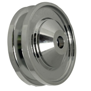 ALTERNATOR DYNAMO 12V PULLEY BILLET CHROME