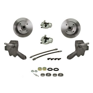 BRAKE DISC CONVERSION KIT FRONT VW BEETLE 65- DROPPED SPINDLES