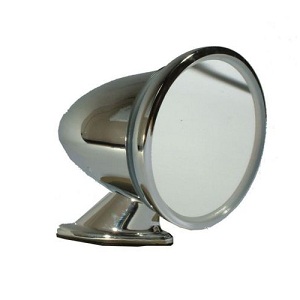 DOOR MIRROR VW BAY WINDOW BEETLE BULLET CHROME