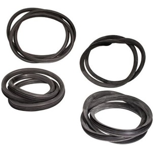 WINDOW RUBBER SET PLAIN BUDGET KIT VW BEETLE 1303 -79