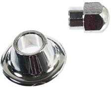 ALTERNATOR DYNAMO PULLEY NUT AND SPACER CHROME