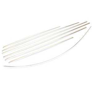 Beetle Chrome Or Black Moulding Trim Set 08/1972-