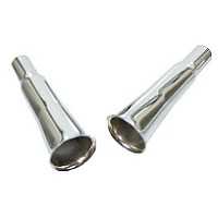 EXHAUST TAILPIPE VW BEETLE BIG BORE BEEFY PAIR