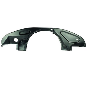 FRONT TINWARE OVER GEARBOX 1200-1600CC SINGLE PORT BLACK