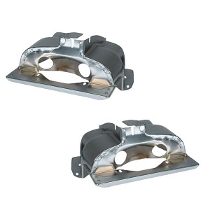CYLINDER HEAD SHROUDS TWIN PORT 1300-1600CC CHROME