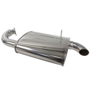 Stainless Steel Mondo Exhaust Silencer 1300-1600cc Beetle For Merged Header