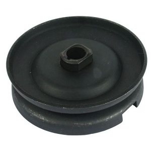 ALTERNATOR DYNAMO PULLEY SPIN TRUE BLACK