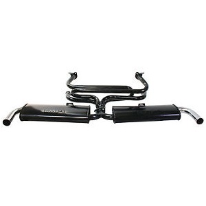 EXHAUST SYSTEM TWIN QUIET PACK VW BEETLE CAMPER 1300-1600CC
