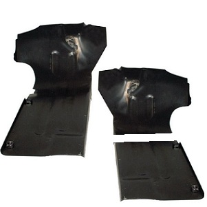 LOWER TINWARE KIT 1200-1600CC BLACK