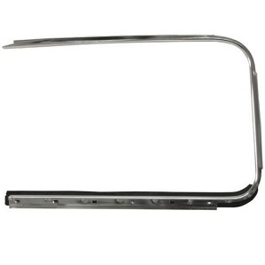 Outer Aluminium Window Frame Trim With Scraper Beetle Upto 08/1964 