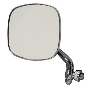 DOOR MIRROR VW BAY WINDOW 68-79 CHROME LEFT STAINLESS