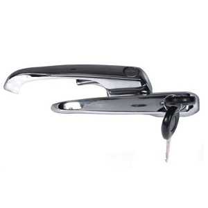 DOOR HANDLE FRONT VW BAY WINDOW 68-79 CHROME MATCHING PAIR