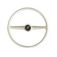 Split Screen Camper OE Style Steering Wheel Flat 4 Grey Silver Beige