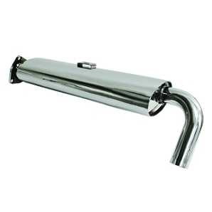 Type 2 Single Quiet Pack Exhaust Silencer 1700cc-2000cc Stainless Steel