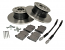 BRAKE DISC OVERHALL KIT VW BAY WINDOW 73-79 FRONT