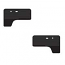 Pair Of Front Door Cards Bay Camper 1968-1979 Black Vinyl