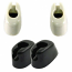 Sunvisor Clips Pair Black Or White Beetle 58-64 And Campers