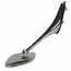 DOOR MIRROR VW KARMANN GHIA 60-65 CHROME SWAN NECK
