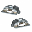 CYLINDER HEAD SHROUDS TWIN PORT 1300-1600CC CHROME