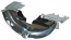 BREAST PLATE TINWARE BEHIND PULLEY CHROME