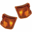 INDICATOR LENS FRONT VW T25 80-90 FRONT AMBER