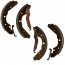 BRAKE SHOE SET VW T25 80-90 REAR