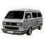 VW TRANSPORTER CAR COVER 1968-1990 POP TOP