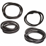 WINDOW RUBBER SET PLAIN BUDGET KIT VW BEETLE 65-71