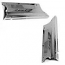 Chrome Beetle Door Pillar Corner Guards Empi