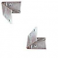 FRONT DOOR HINGE VW BEETLE 64- UPPER LEFT