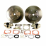 BRAKE DISC CONVERSION KIT REAR VW BEETLE 58-67
