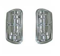 Chrome Rocker Covers Pair Set With Clips