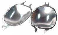 DOOR HANDLE FINGER PLATES FRONT VW BEETLE 71-