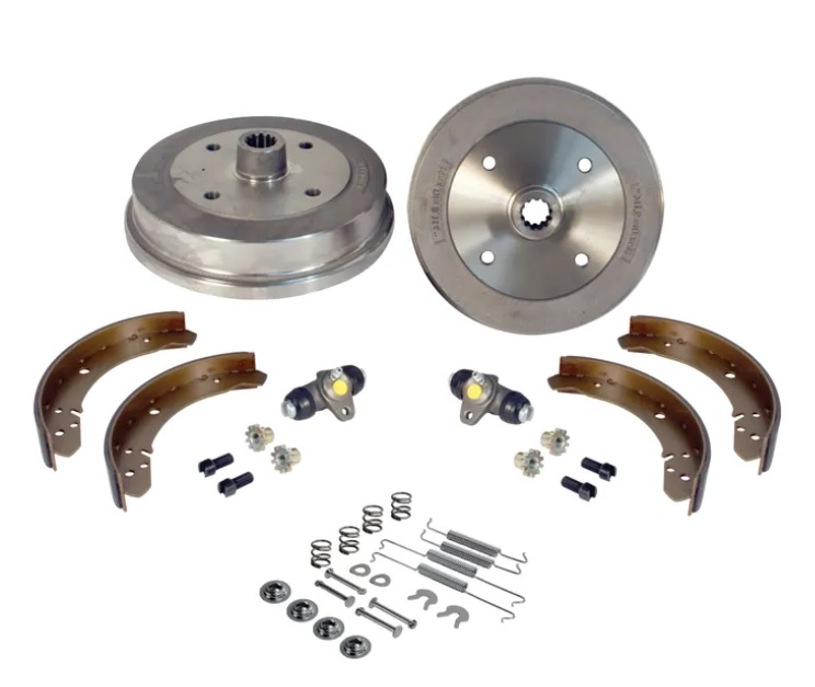 BRAKE DRUM SHOES OVERHALL KIT VW BEETLE 71-79 1302 1303 REAR