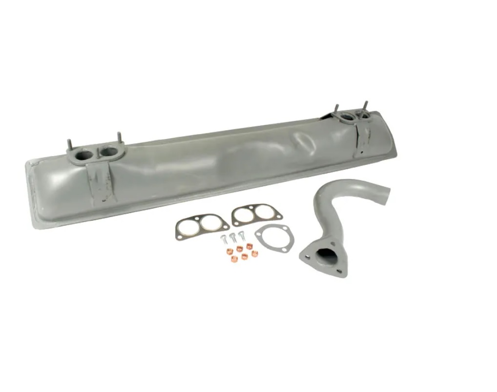 EXHAUST SILENCER BUNDLE KIT VW BAY WINDOW T25 1700-2000CC 72-85