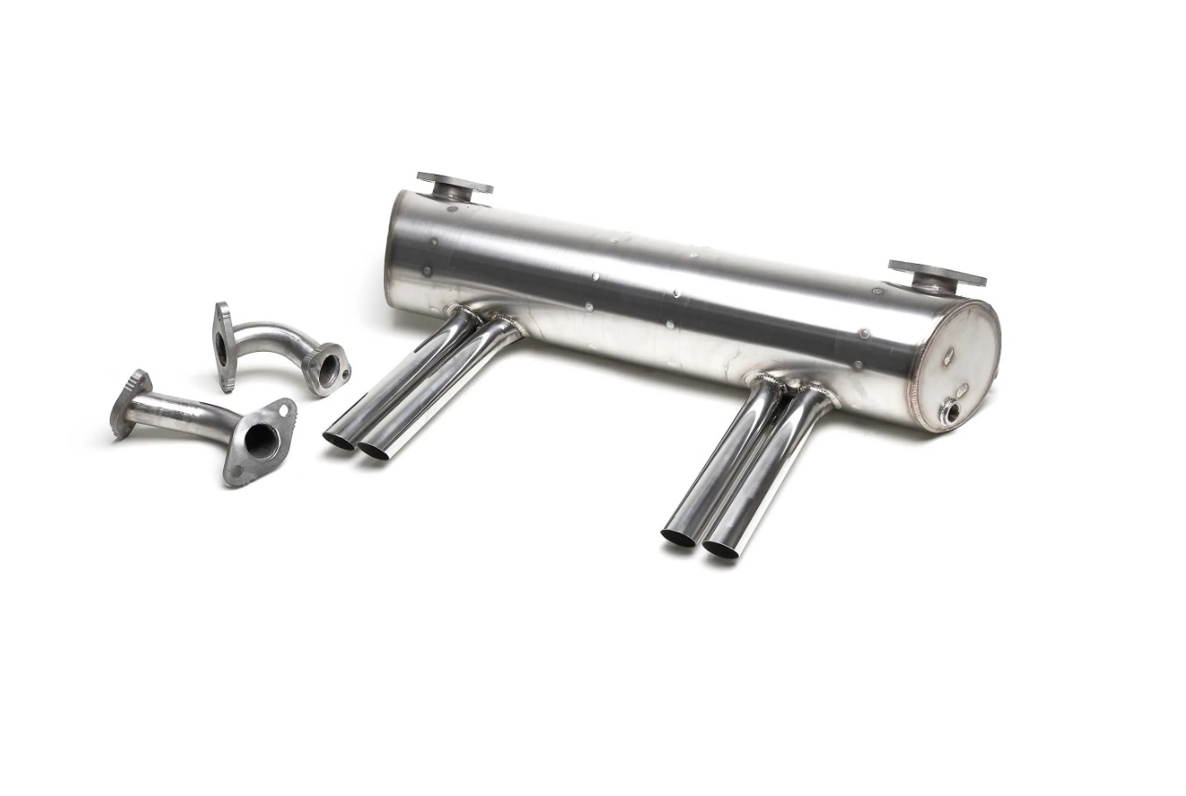 EXHAUST SYSTEM 4 TIP ABARTH VW BEETLE 1300-1600CC VINTAGE SPEED