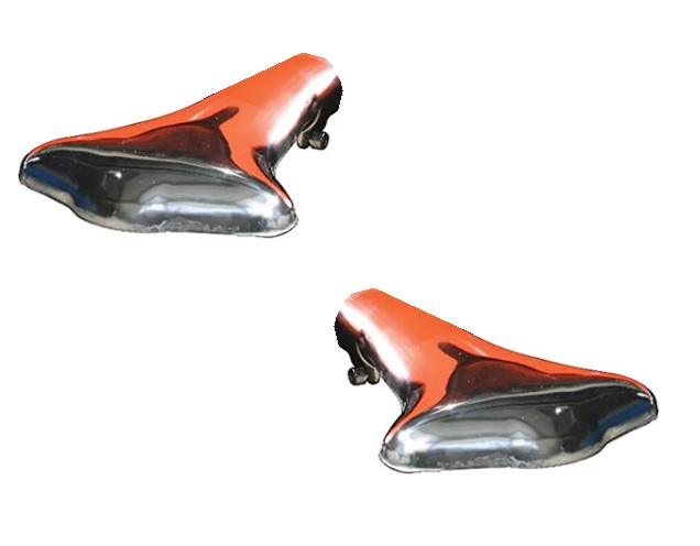 EXHAUST TAILPIPE VW BEETLE VINTAGE STYLE PAIR