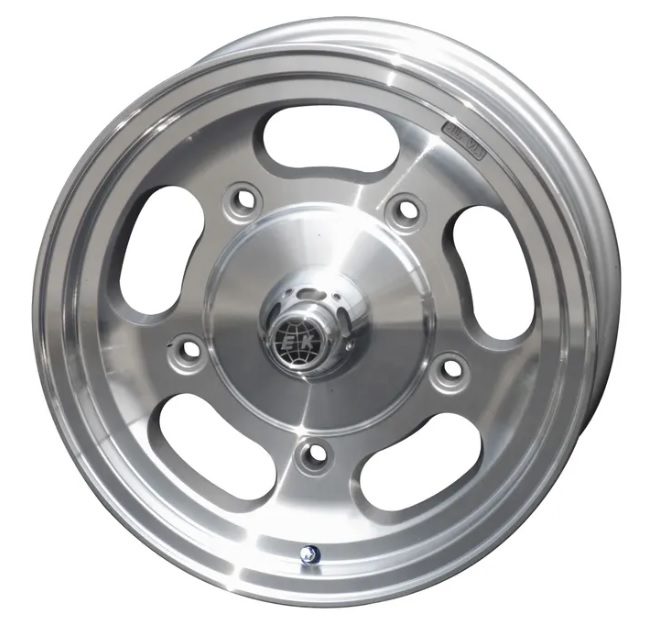 FLAT 4 ENKEI DISH ALLOY WHEELS 5X205 PCD ET23 5.5X15